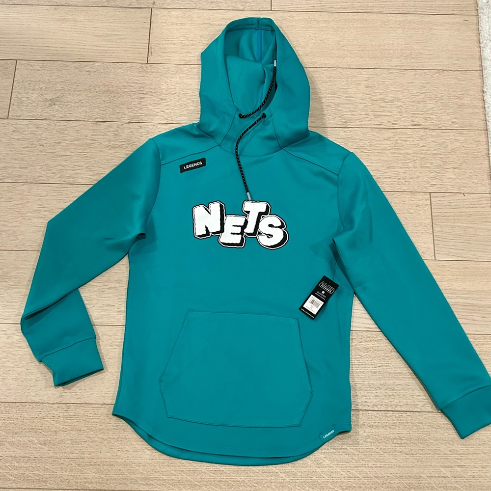 NWT Legends Brooklyn Nets Hawthorne Hoodie in Teal Size XS- free with a purchase